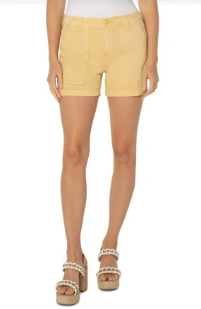 Liverpool Utility Short Flap Pocket - Mustard Gold