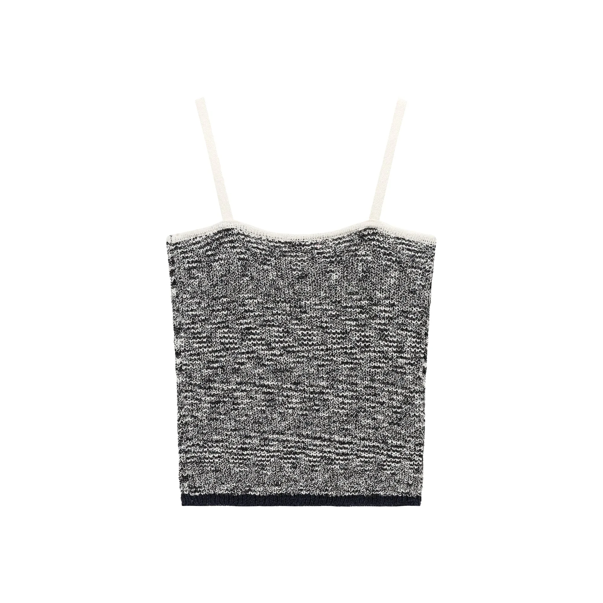 Logo Knit Sleeveless Top