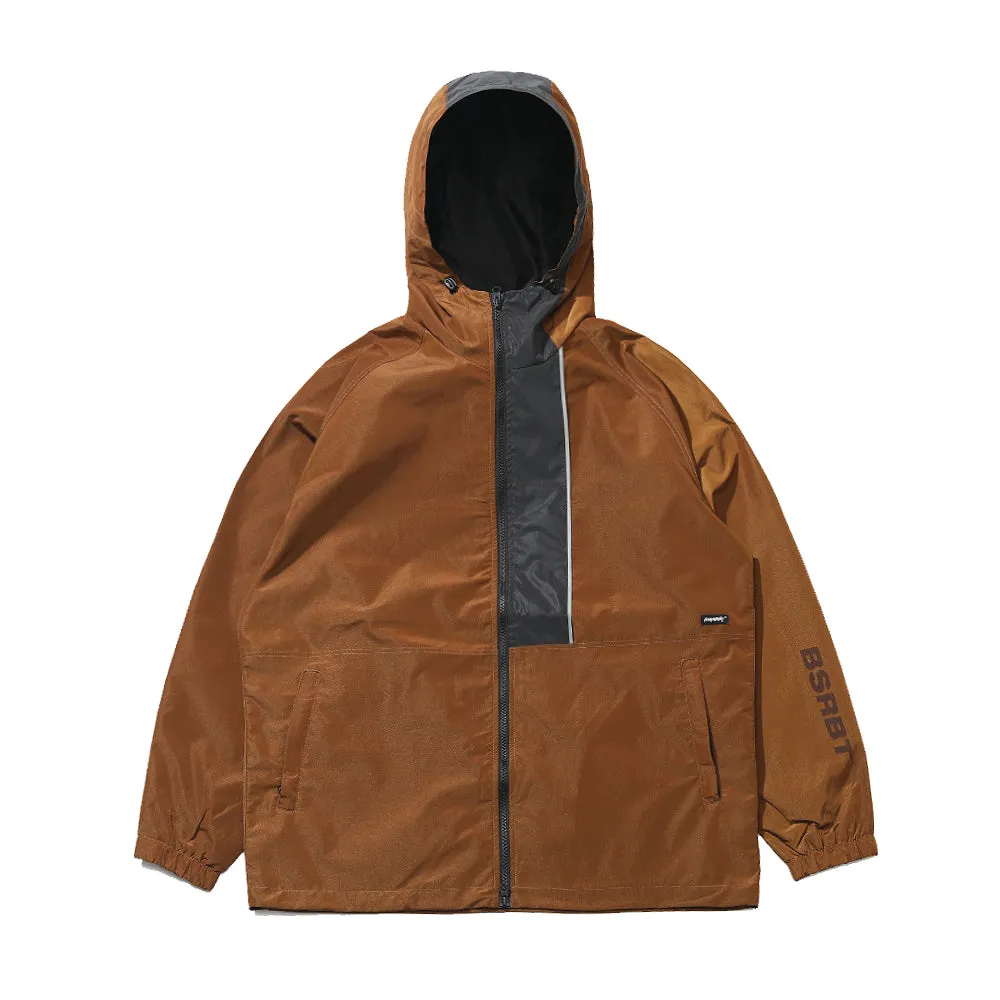 LR HOODED JACKET BROWN