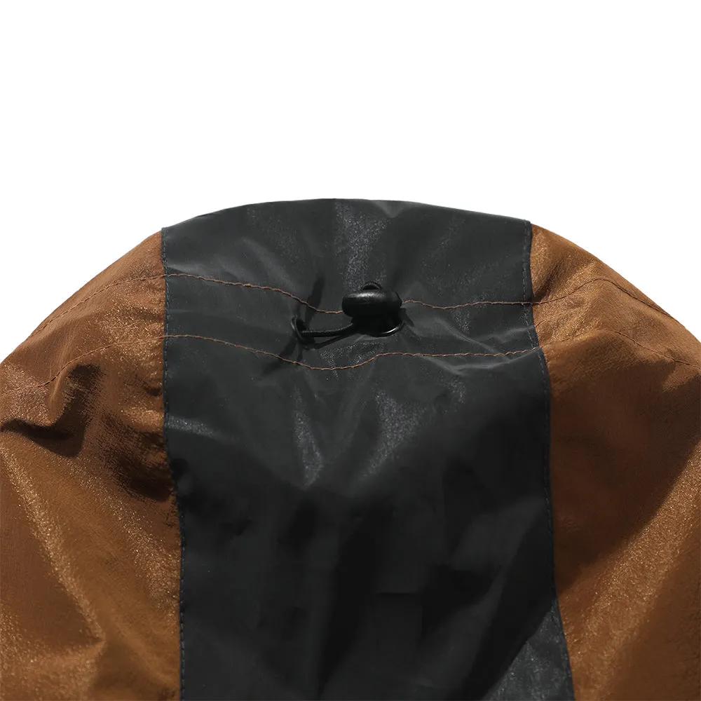 LR HOODED JACKET BROWN