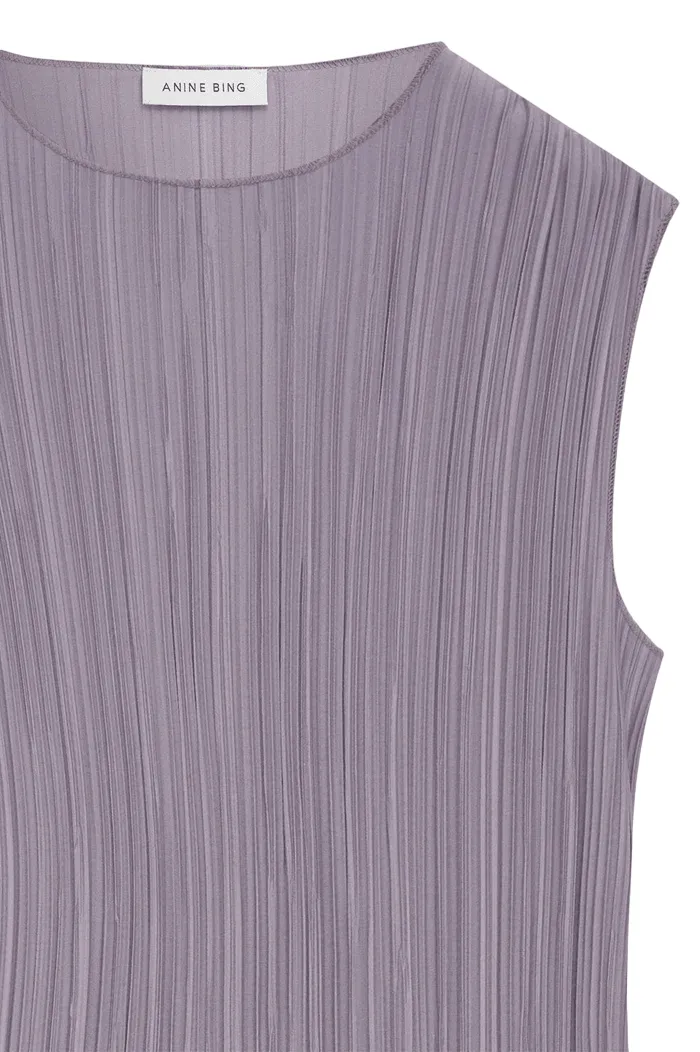 Melanie Dress - Ash Violet