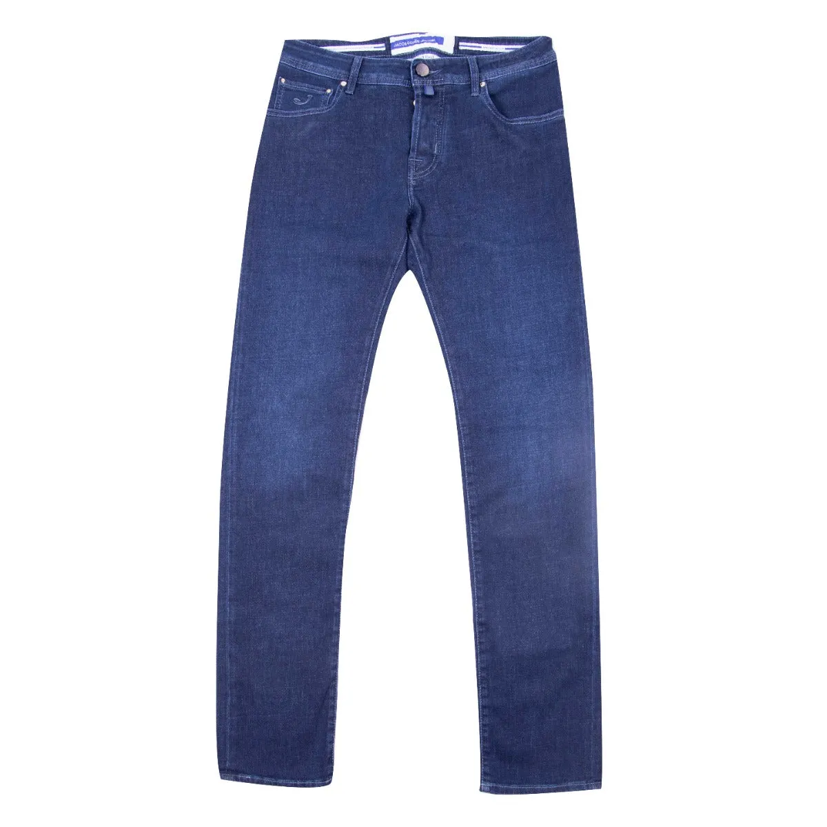 Mid Blue 'Nick' Stretch Slim Fit Jeans