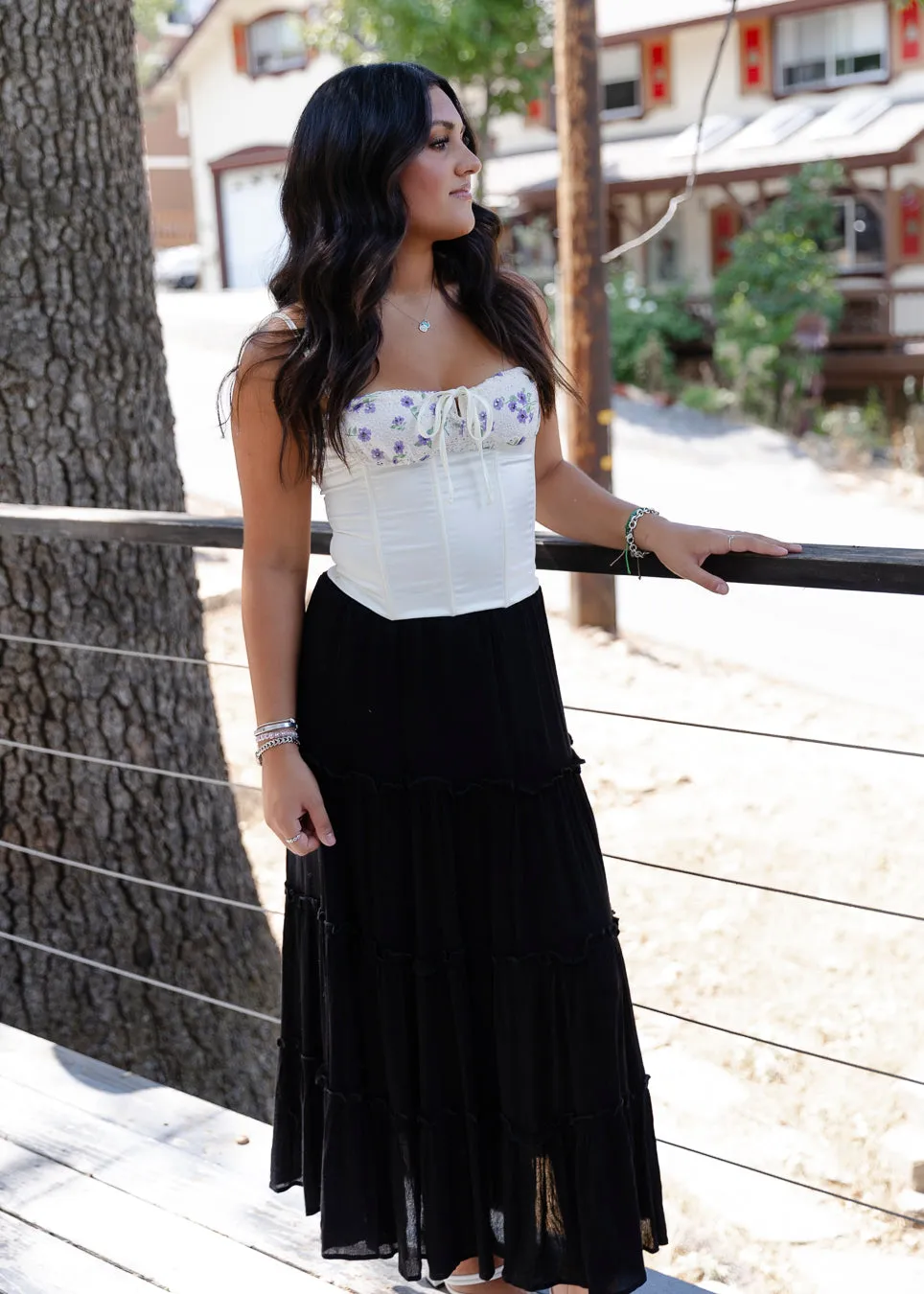 Midnight Whispers Maxi Skirt