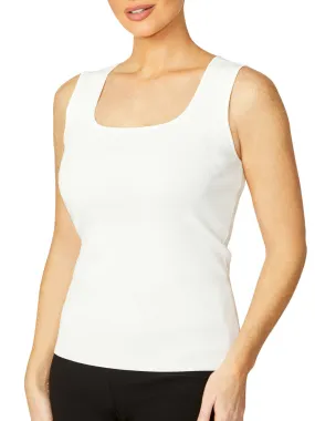 Milano Ivory Knit Tank Top