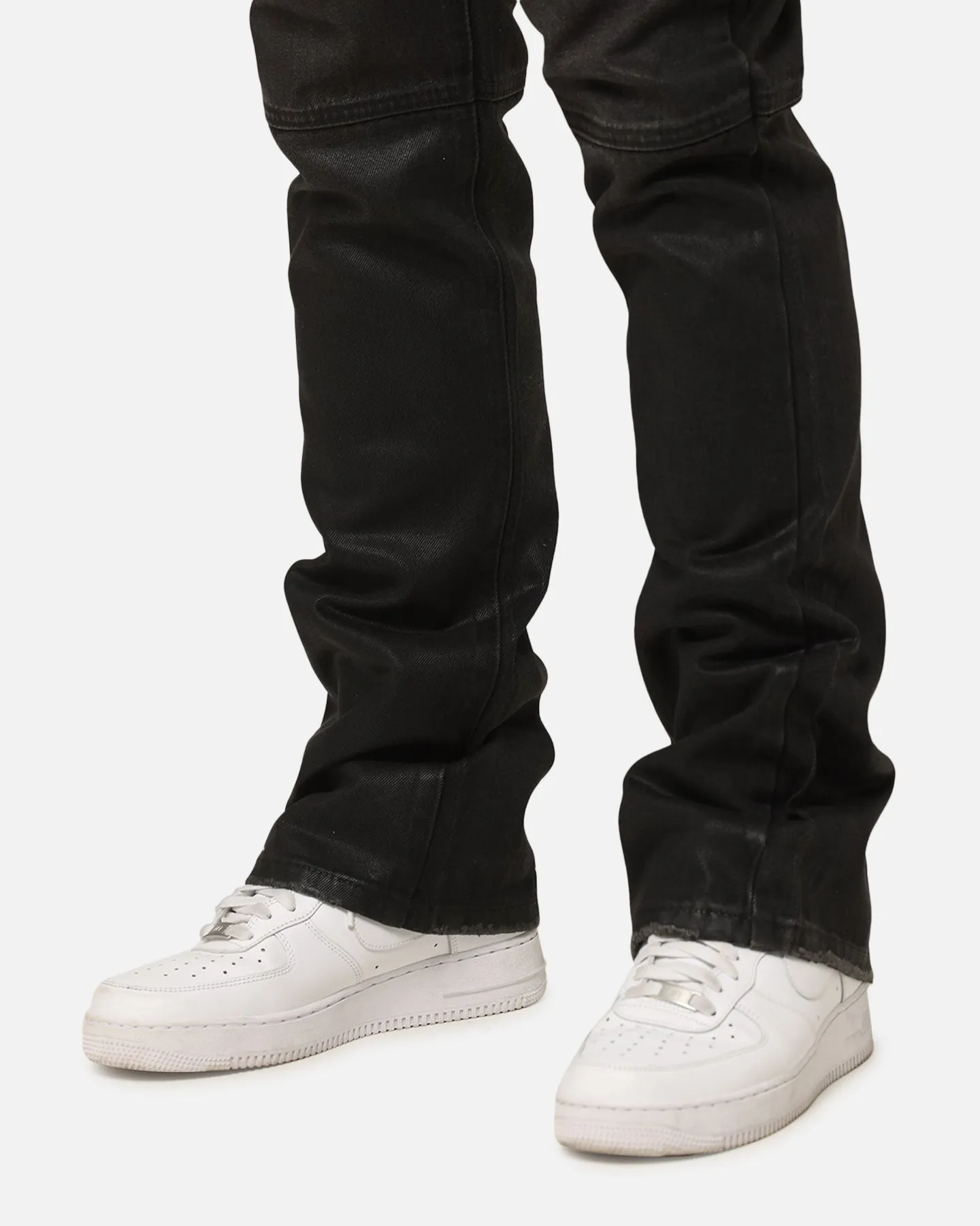 MNML B729 Waxed Denim Jeans Black