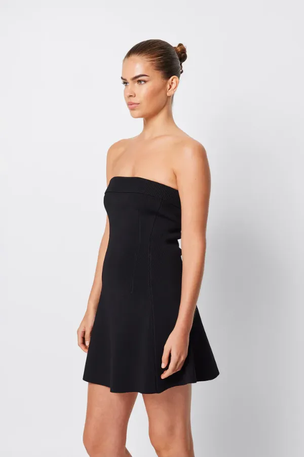 Monaco Mini Dress Black