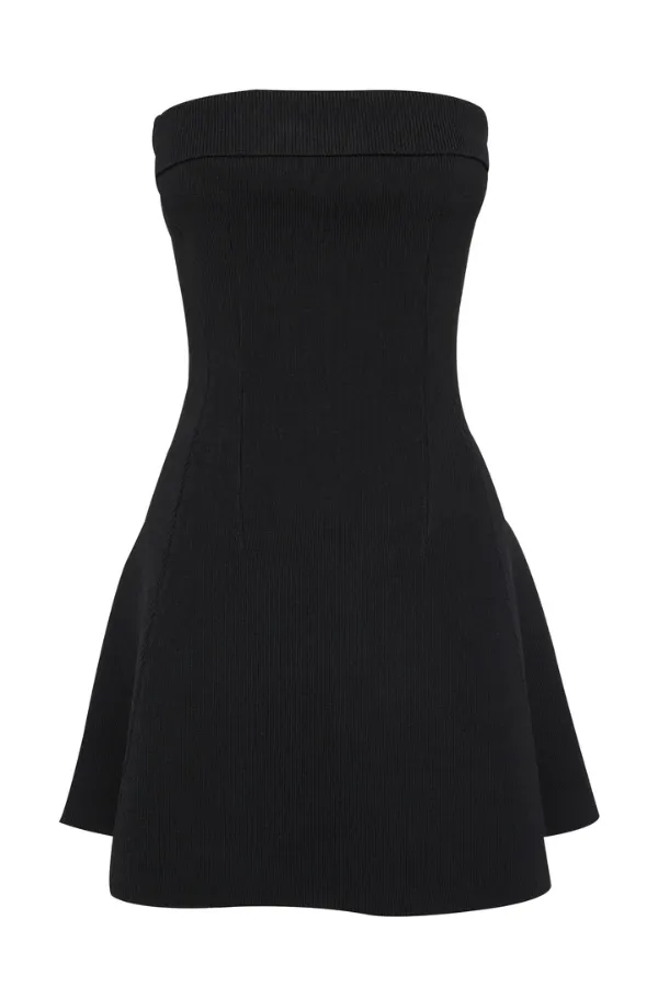 Monaco Mini Dress Black