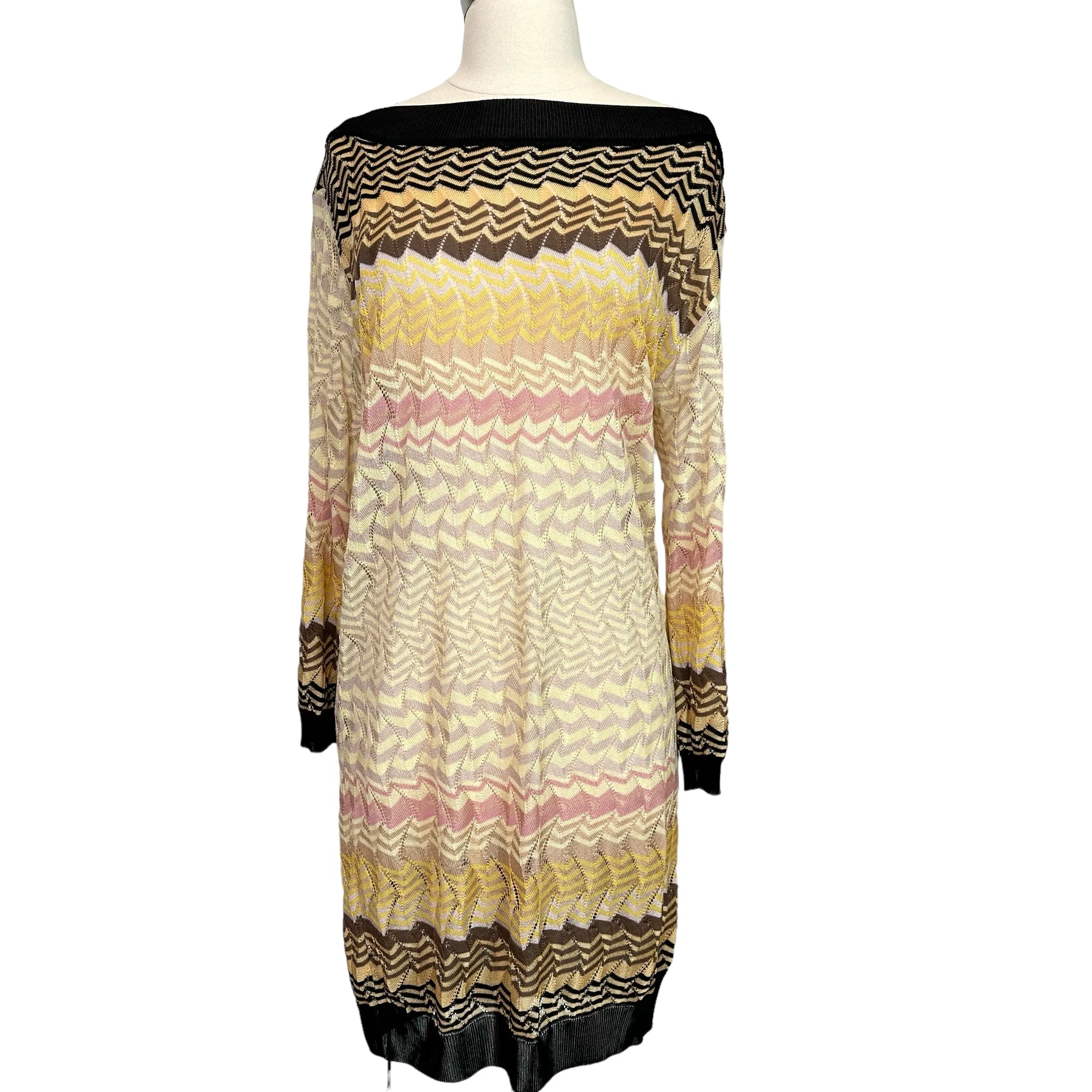 Multicolor Knitted Dress - L