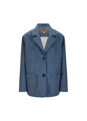 Musk Blazer - Denim Blue