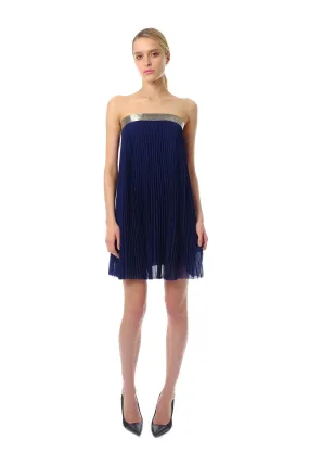 Oliva Chiffon Pleated Dress