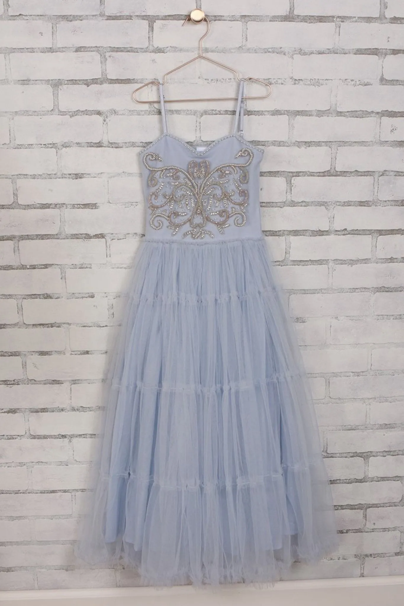 Ooh La La Couture Girls Sky Blue Calliope Long Dress