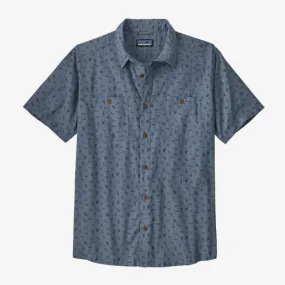 Patagonia Back Step Shirt - Tiny Islands / Utility Blue