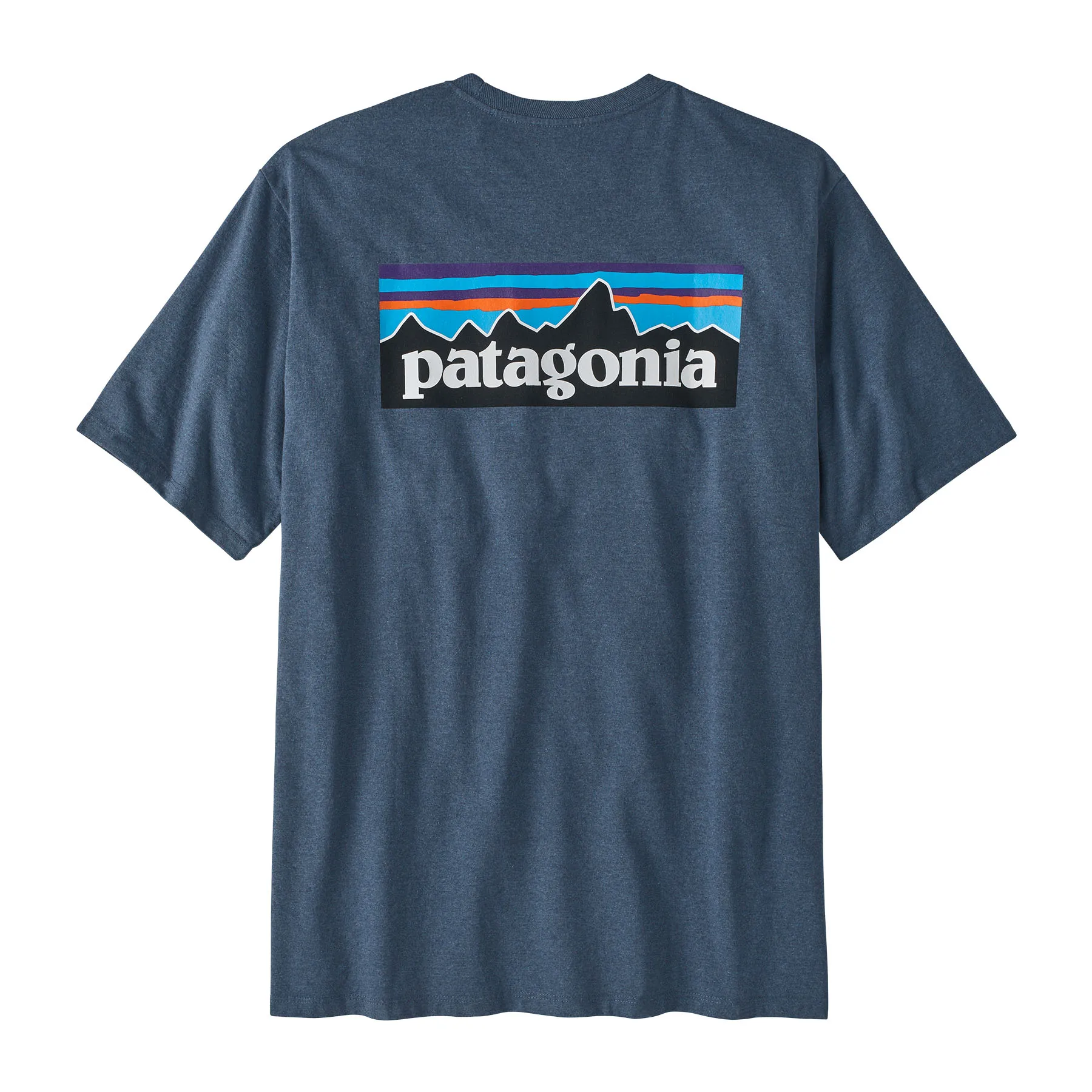 Patagonia Men&#x27;s P-6 Logo Responsibili-Tee Utility Blue | Buy Patagonia Men&#x27;s P-6 Logo Responsibili-Tee Utility Blue here | Outnorth