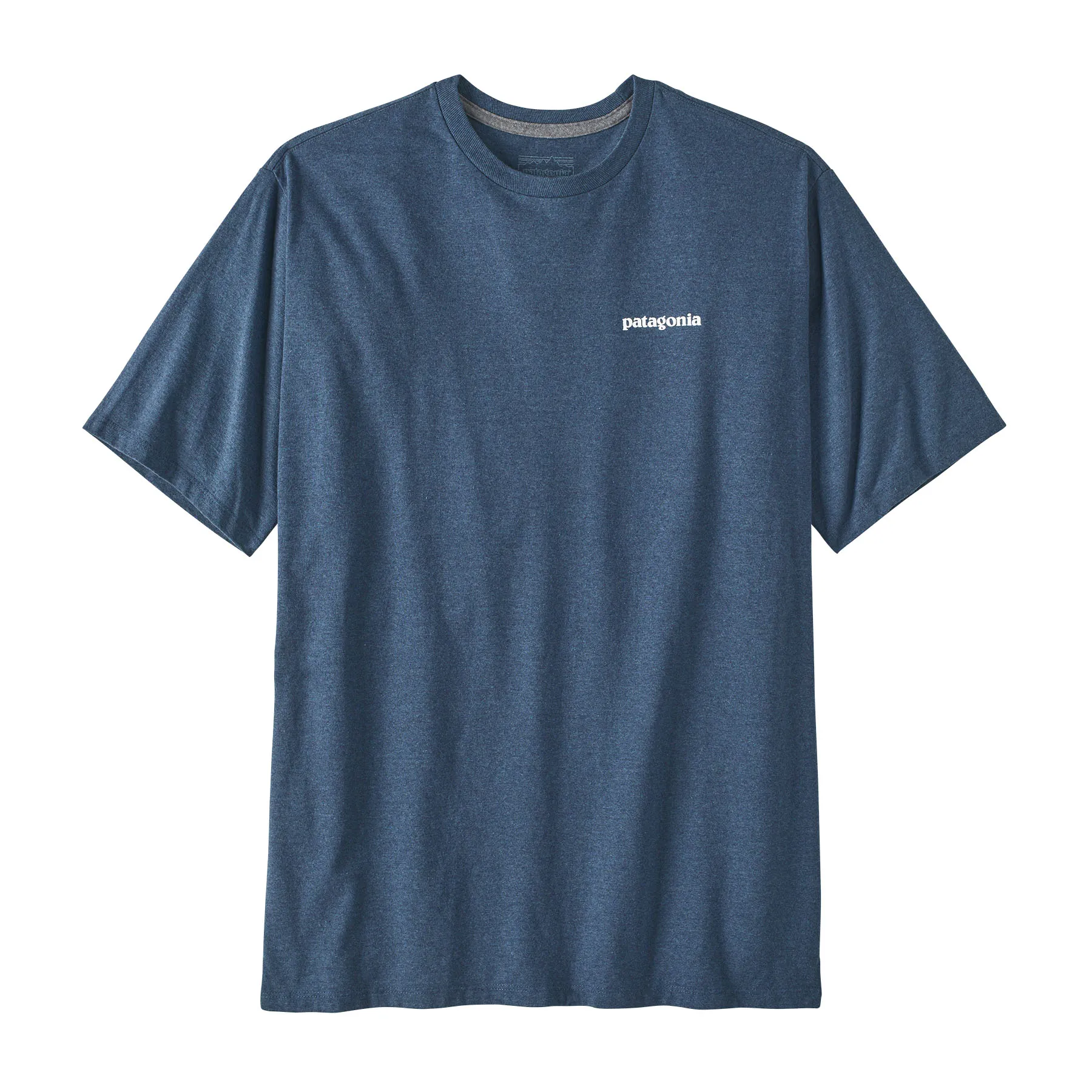 Patagonia Men&#x27;s P-6 Logo Responsibili-Tee Utility Blue | Buy Patagonia Men&#x27;s P-6 Logo Responsibili-Tee Utility Blue here | Outnorth