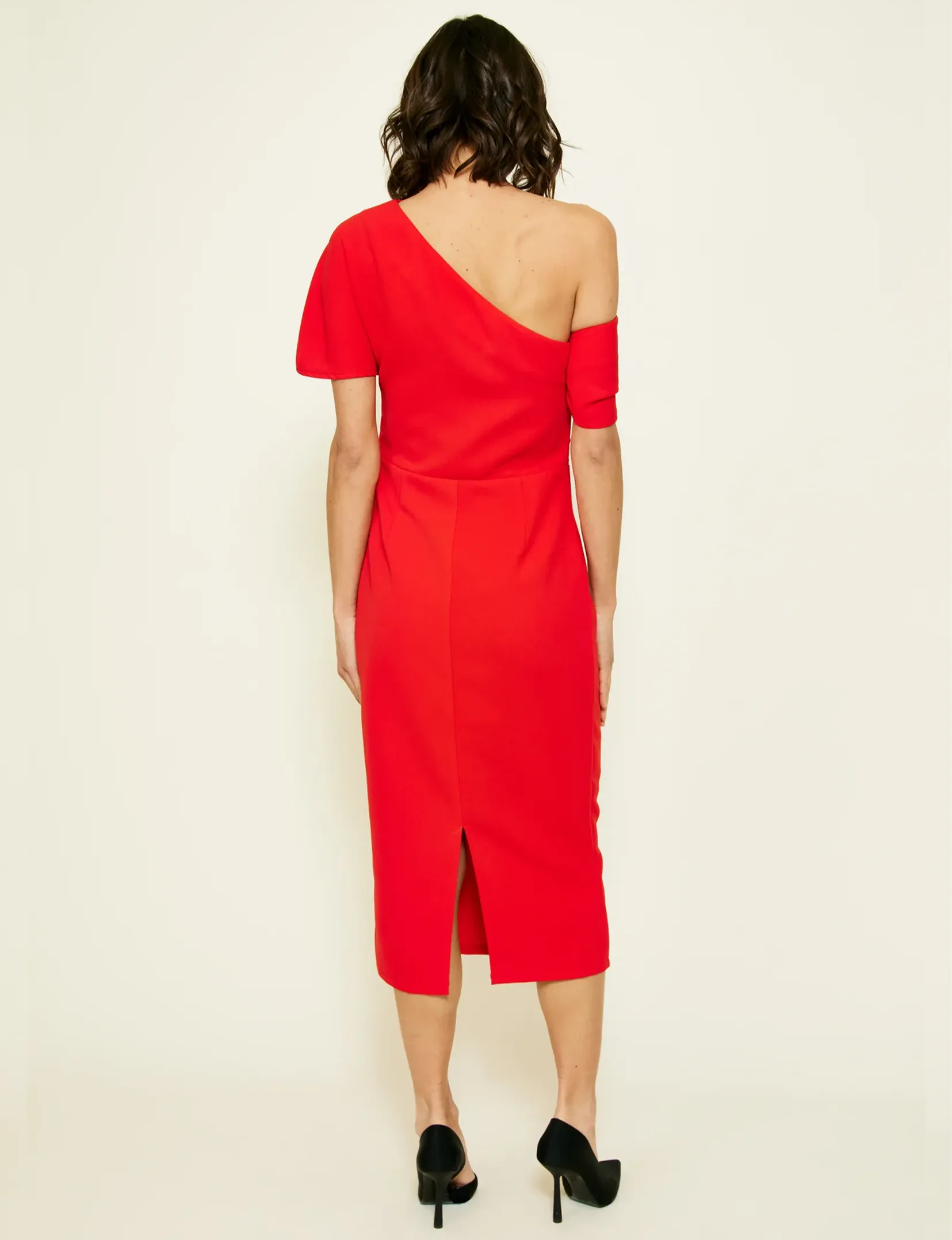 Phillipa Midi Dress, Scarlet