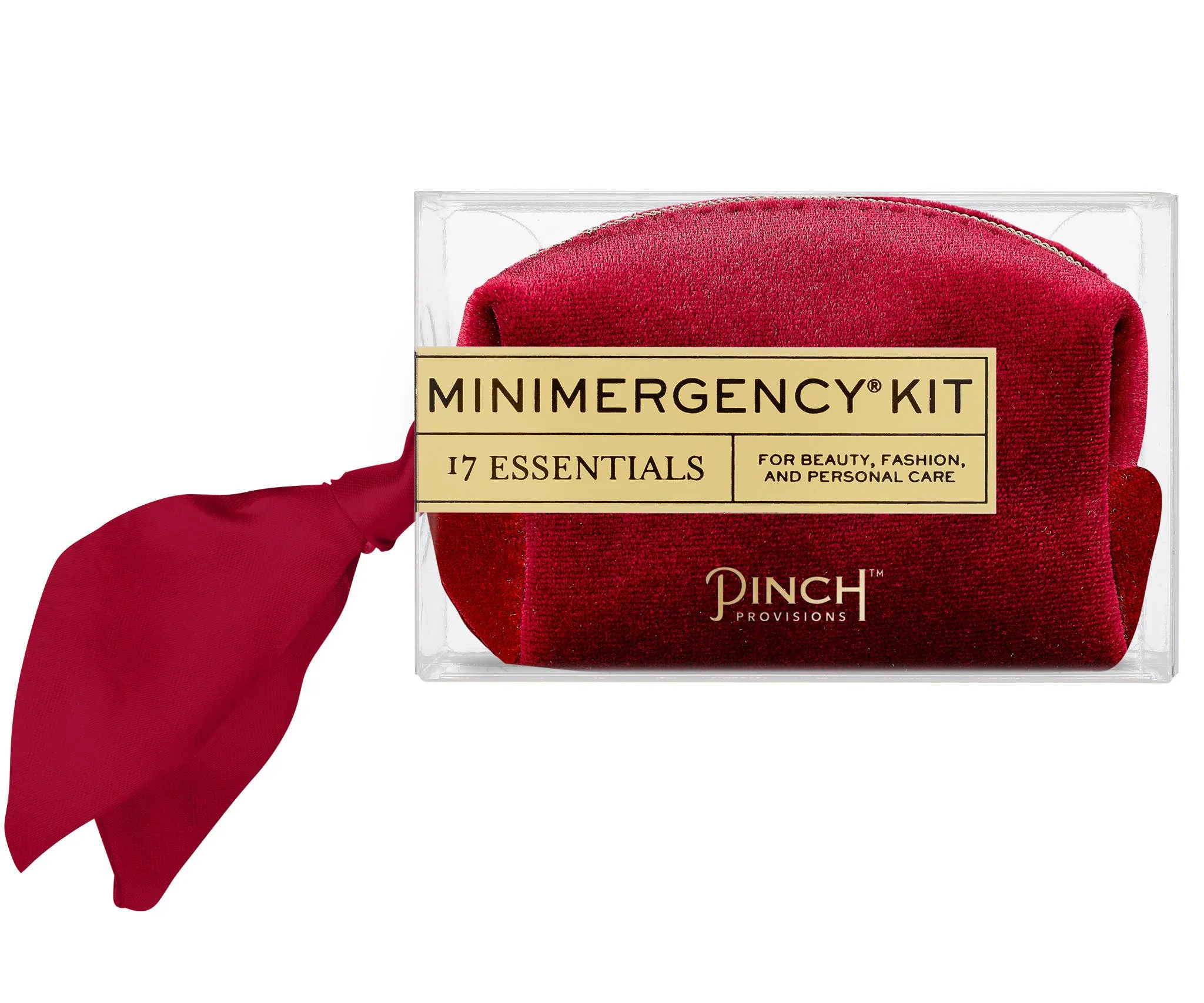 Pinch Provisions Velvet Scarf Minimergency Kits: Blush