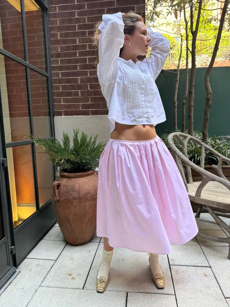 Pink Cotton Skirt