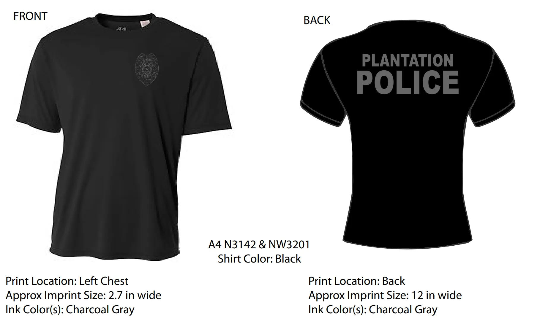 Plantation PD A4 Short Sleeve Cooling Performance Crew (N3142)(NW3201)