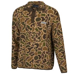 Printed Quarter Snap Old School Camo