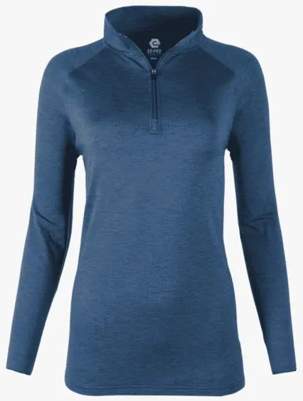 PWP Women's Long Sleeve Quarter Zip Top