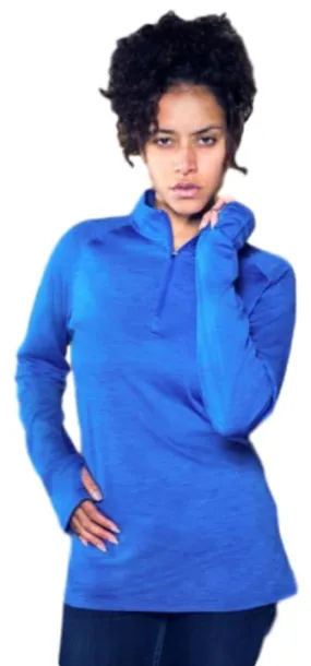 PWP Women's Long Sleeve Quarter Zip Top