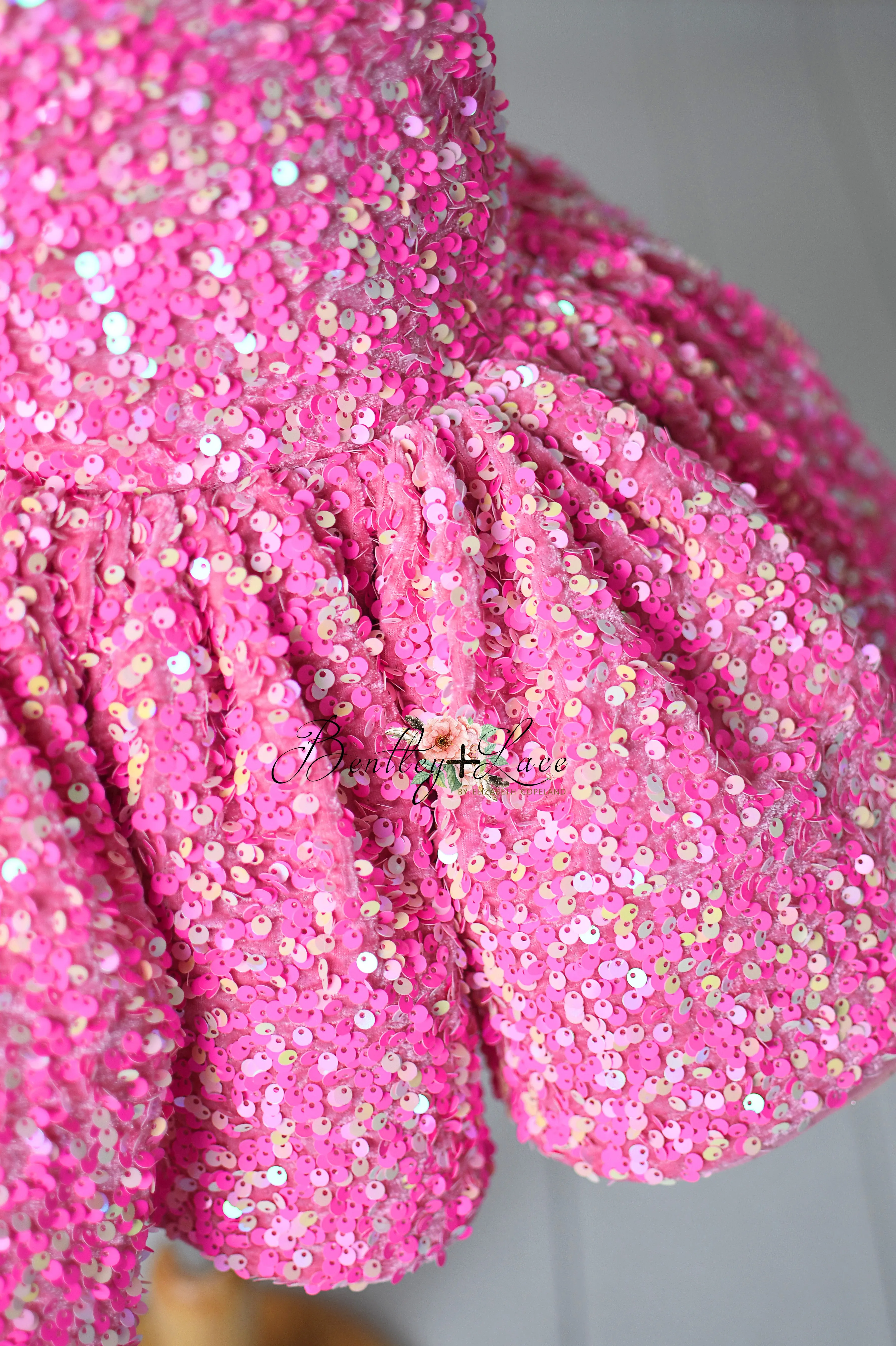 "Retro" Pink Candy Petal  Length Dress (3 year- 4 year)