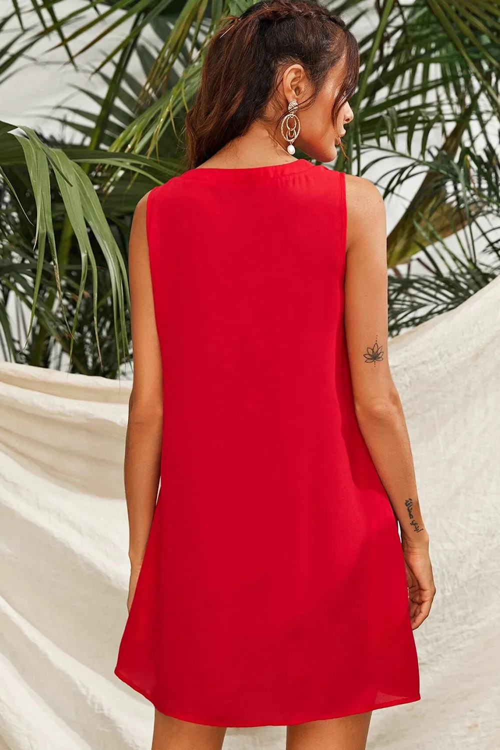 Red Pocket Dress