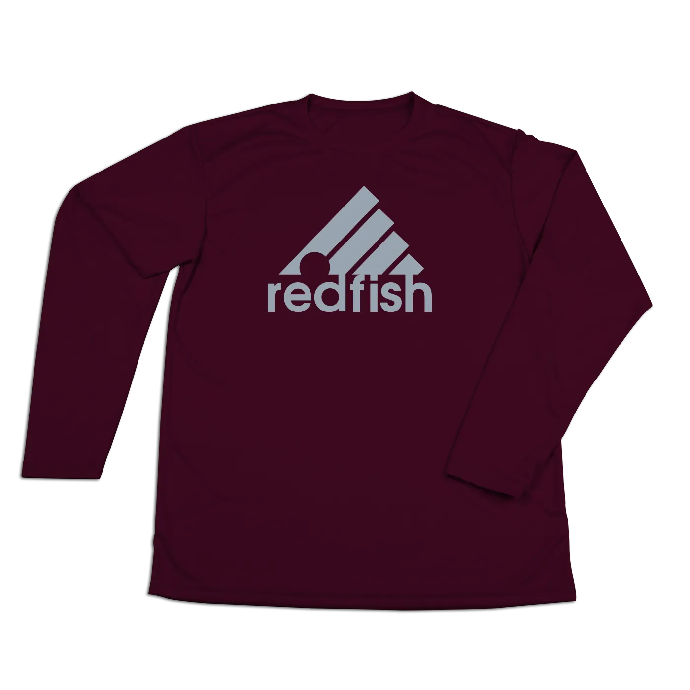 #REDFISH Performance Long Sleeve Shirt - Gray Print