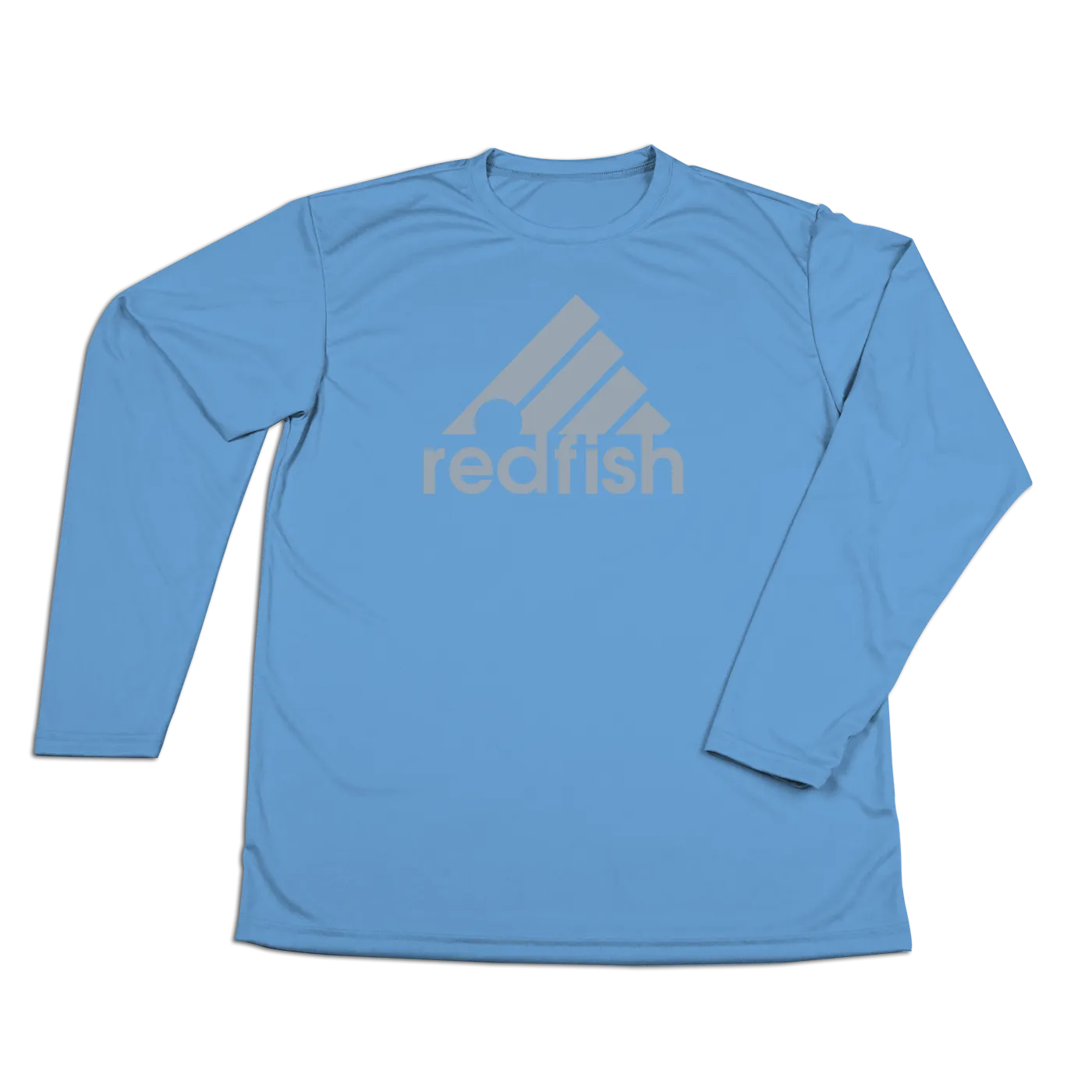 #REDFISH Performance Long Sleeve Shirt - Gray Print