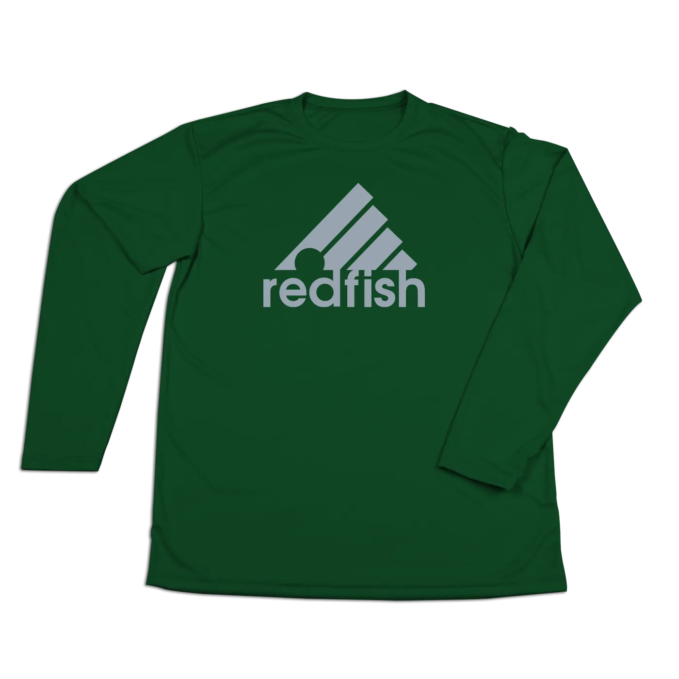 #REDFISH Performance Long Sleeve Shirt - Gray Print