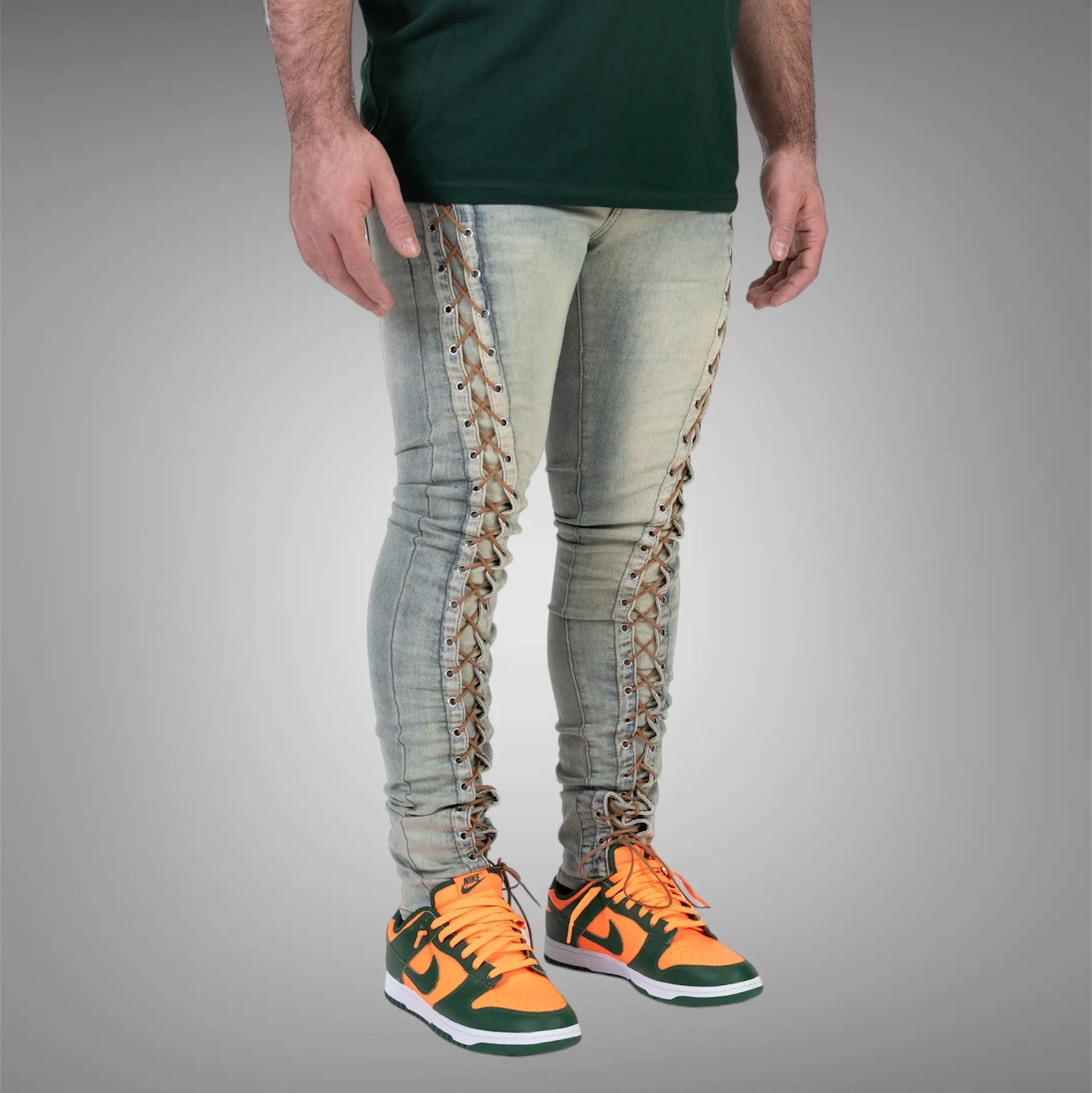 Relapse Jeans Night Life skinny Denim Sand wash