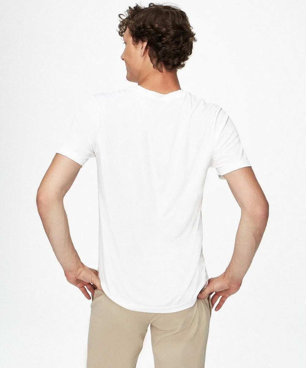 Responsive V Neck - White