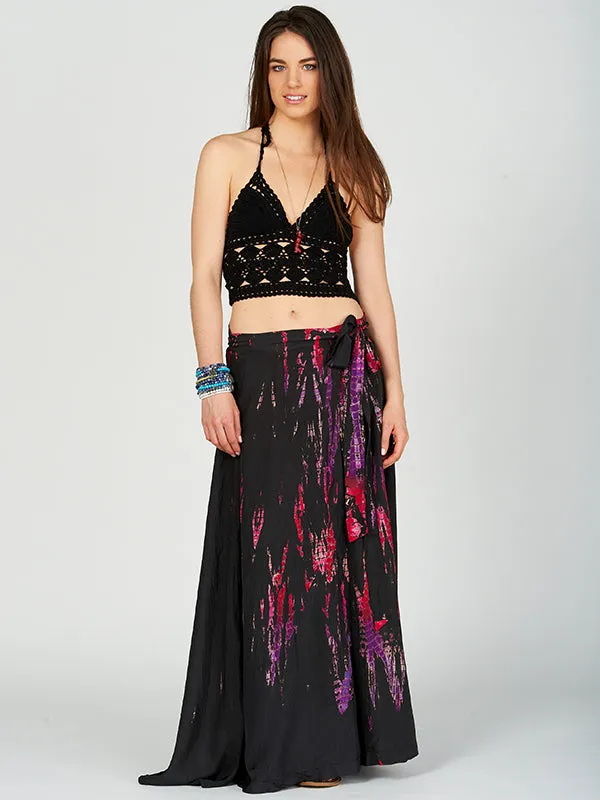 Silk Nomad Maxi Wrap Skirt