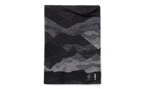 Smartwool Thermal Merino Reversible Pattern Neck Gaiter / Black Mountain Scape