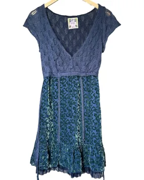 Soft Summer Velvet Knit Ruffle Dress