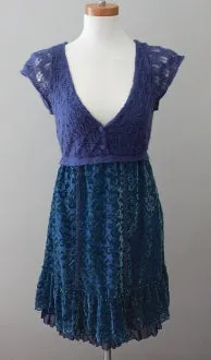 Soft Summer Velvet Knit Ruffle Dress