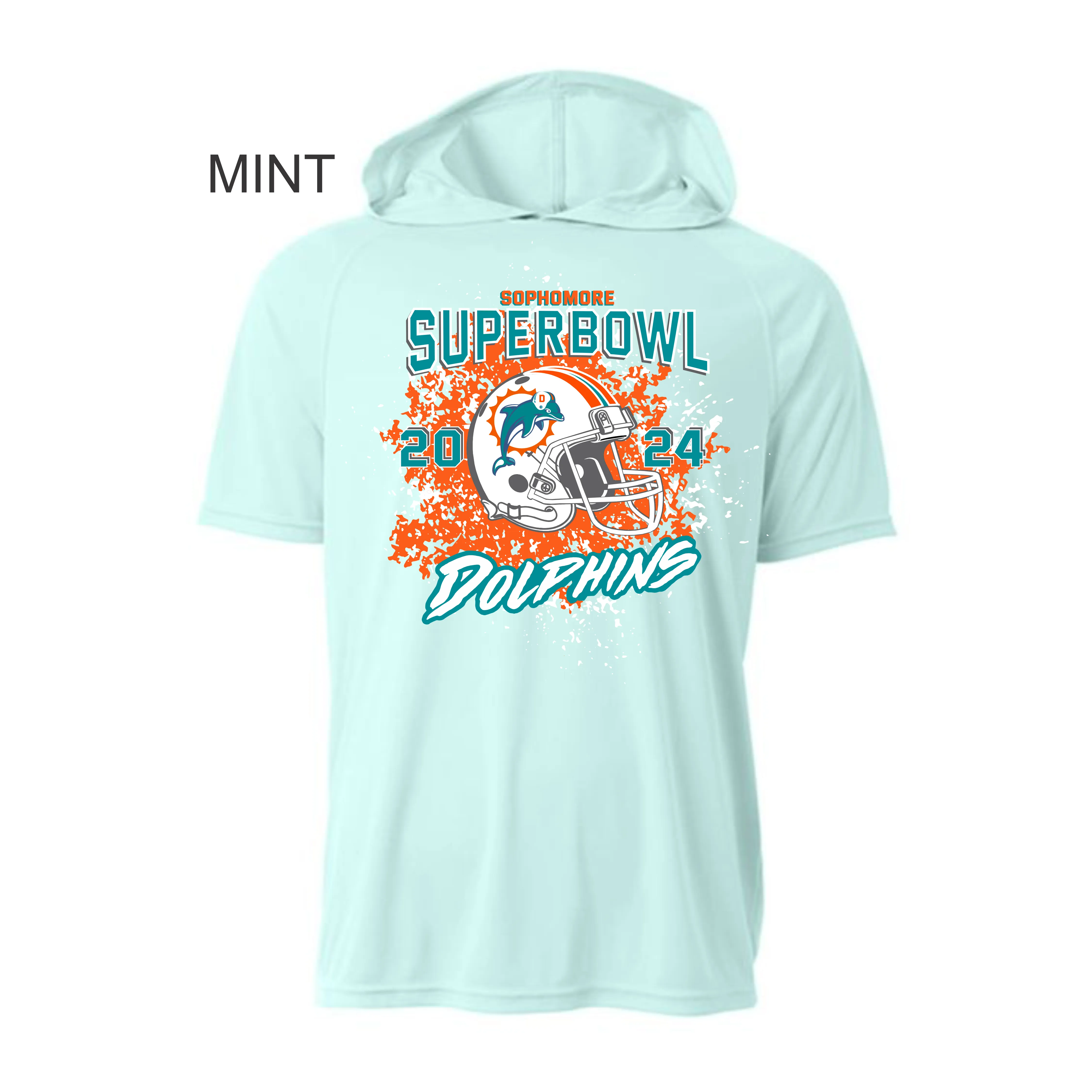 SOPHOMORE Superbowl Short Sleeve Hooded Tee - A4