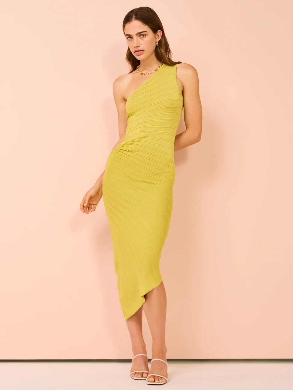 Sovere Escalate Midi Dress in Fern