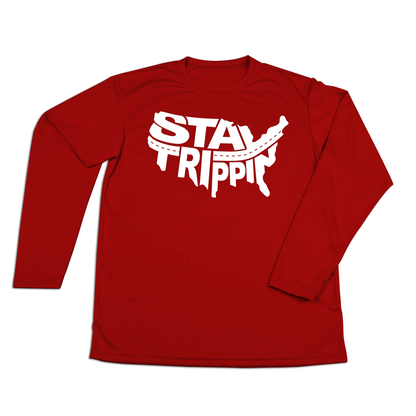 #STAYTRIPPIN USA Performance Long Sleeve Shirt