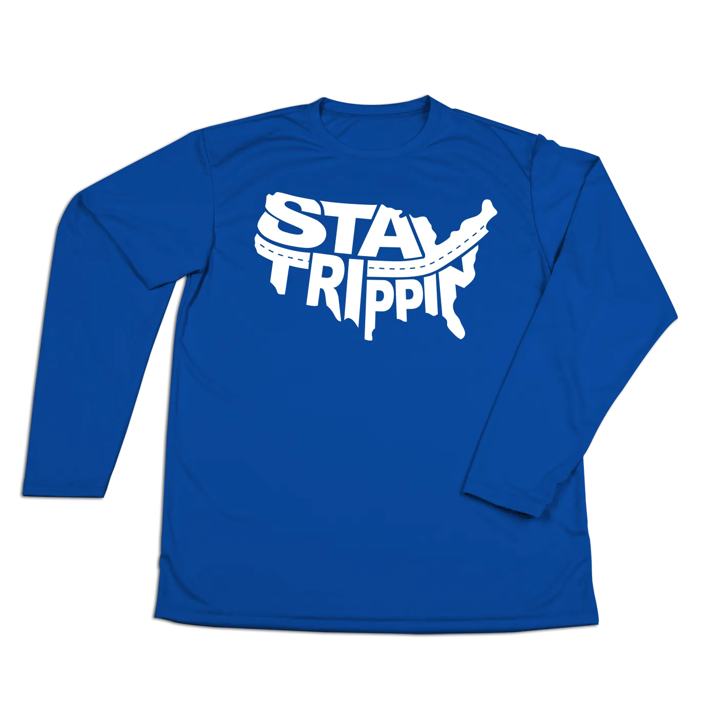 #STAYTRIPPIN USA Performance Long Sleeve Shirt