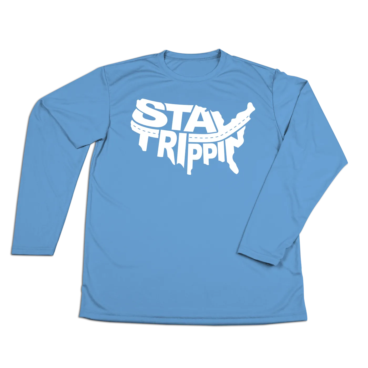 #STAYTRIPPIN USA Performance Long Sleeve Shirt