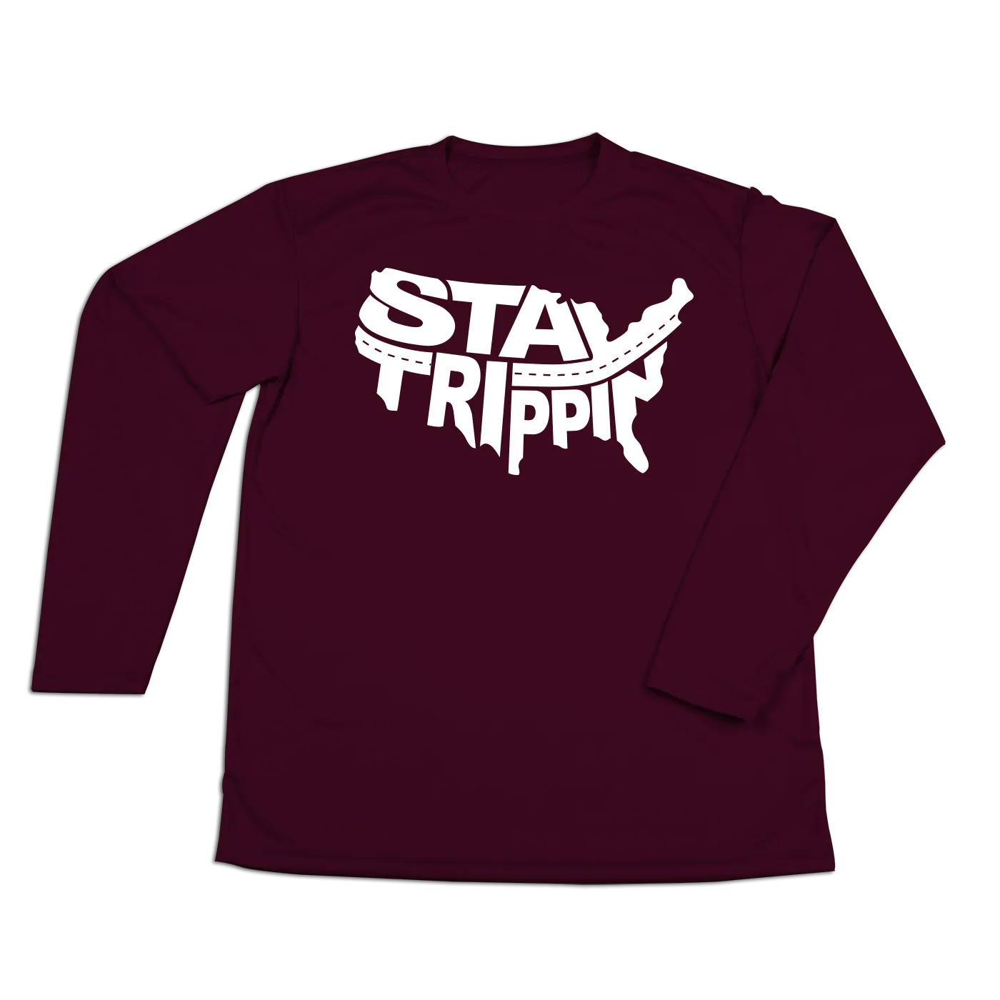 #STAYTRIPPIN USA Performance Long Sleeve Shirt