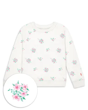 The Organic Pullover Sweatshirt [Ditsy Floral]