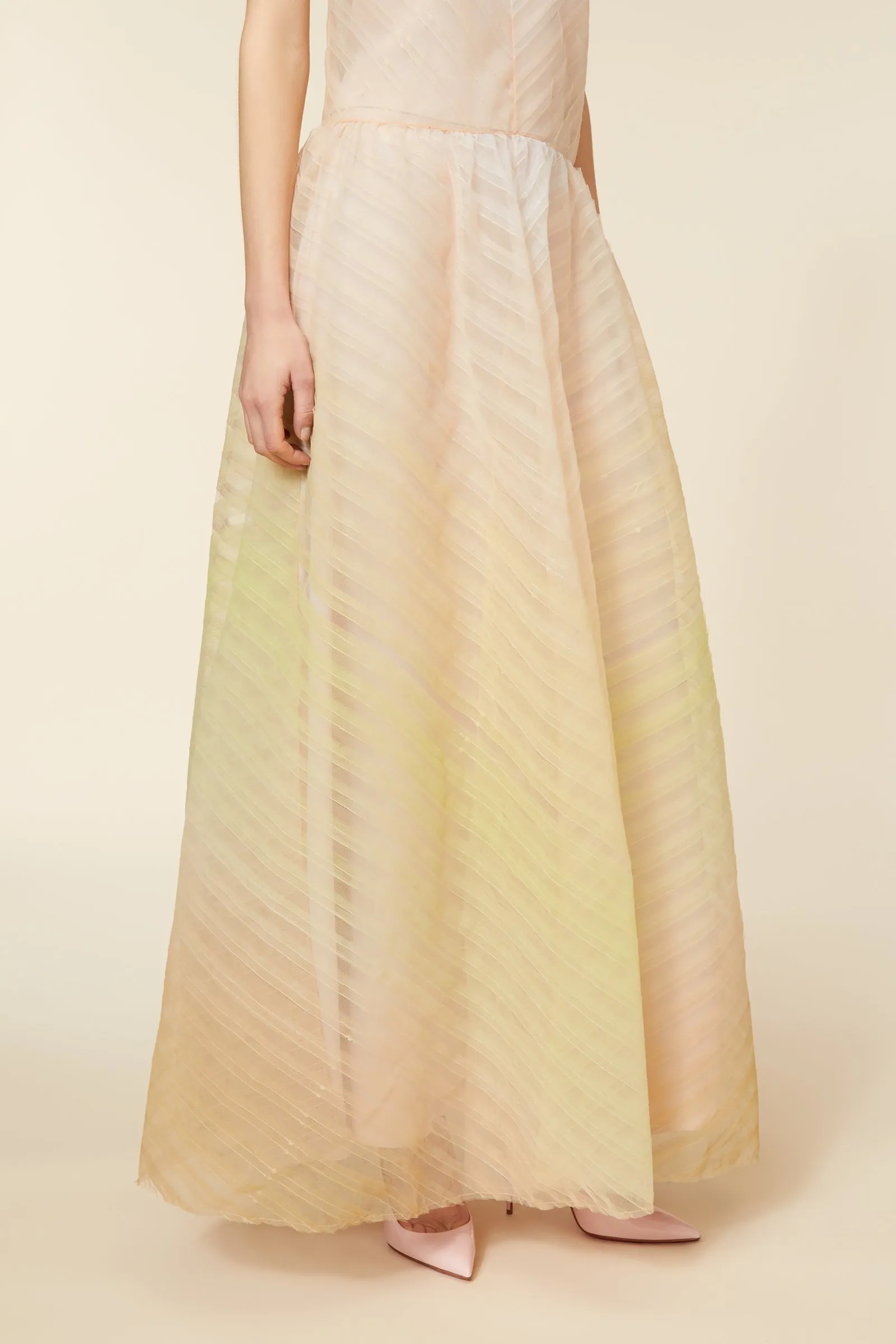 TULLE MAXI DRESS