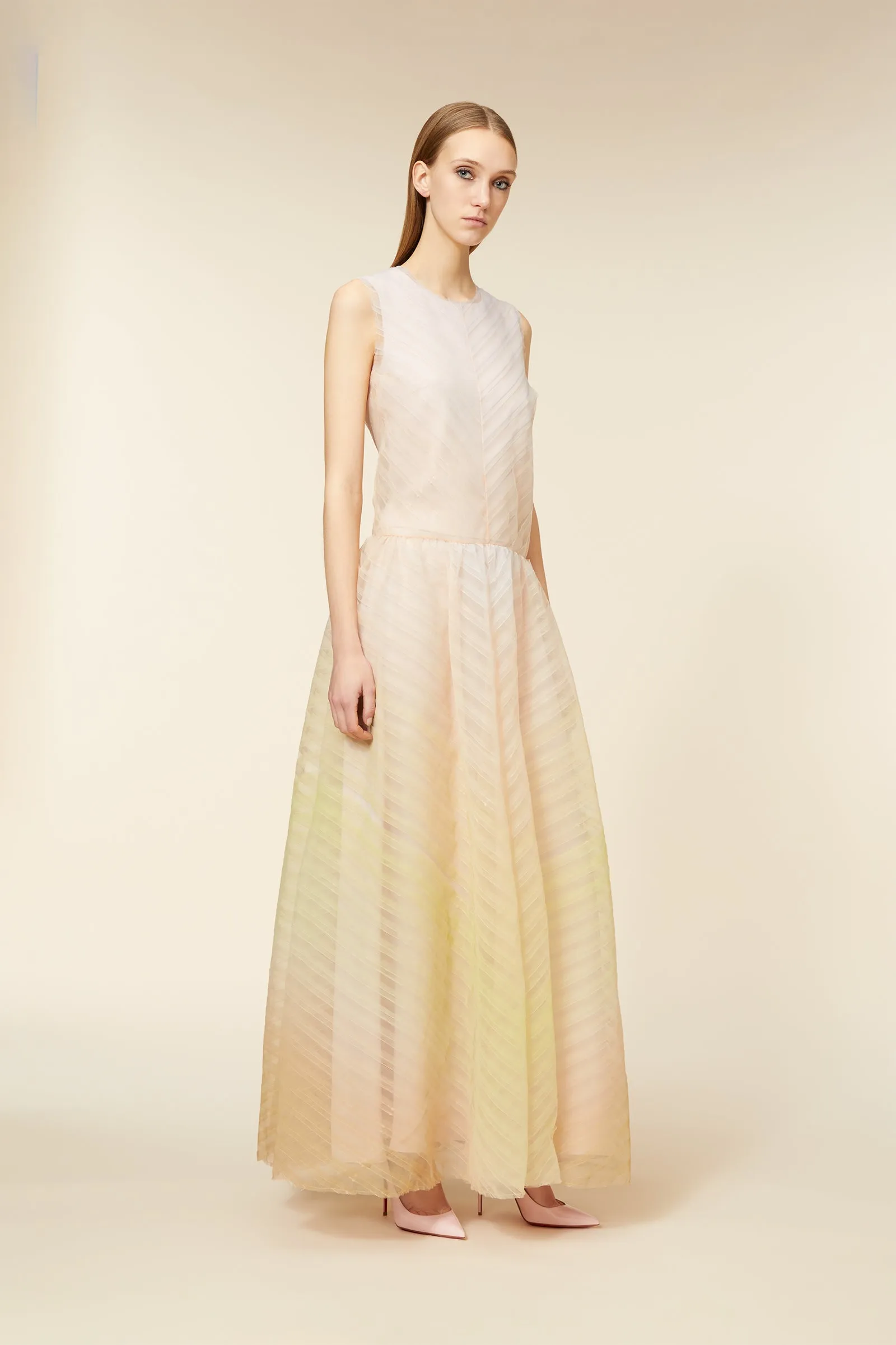 TULLE MAXI DRESS