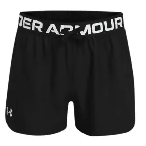 Under Armour Play Up  Girls Training Short Black/Silver