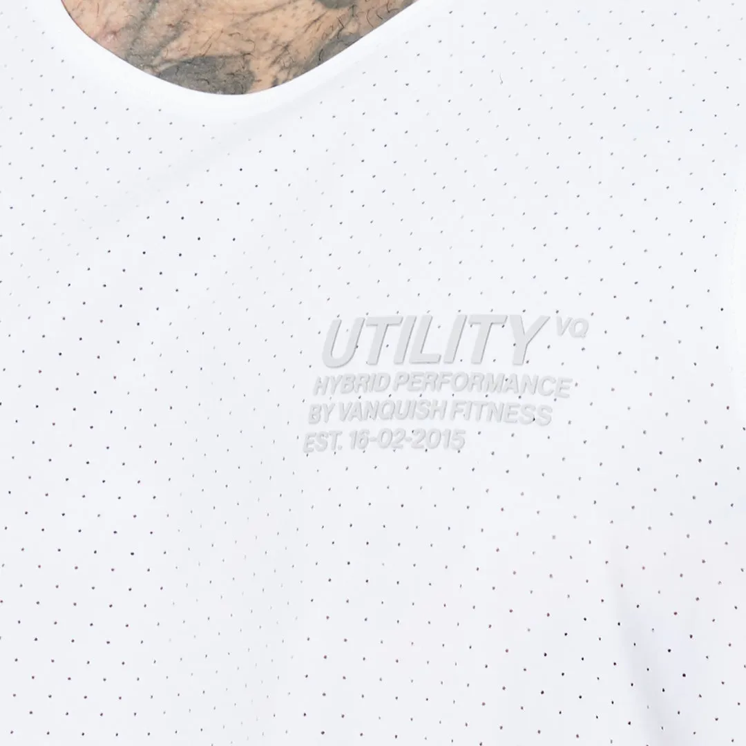 Vanquish Utility White Performance Tank