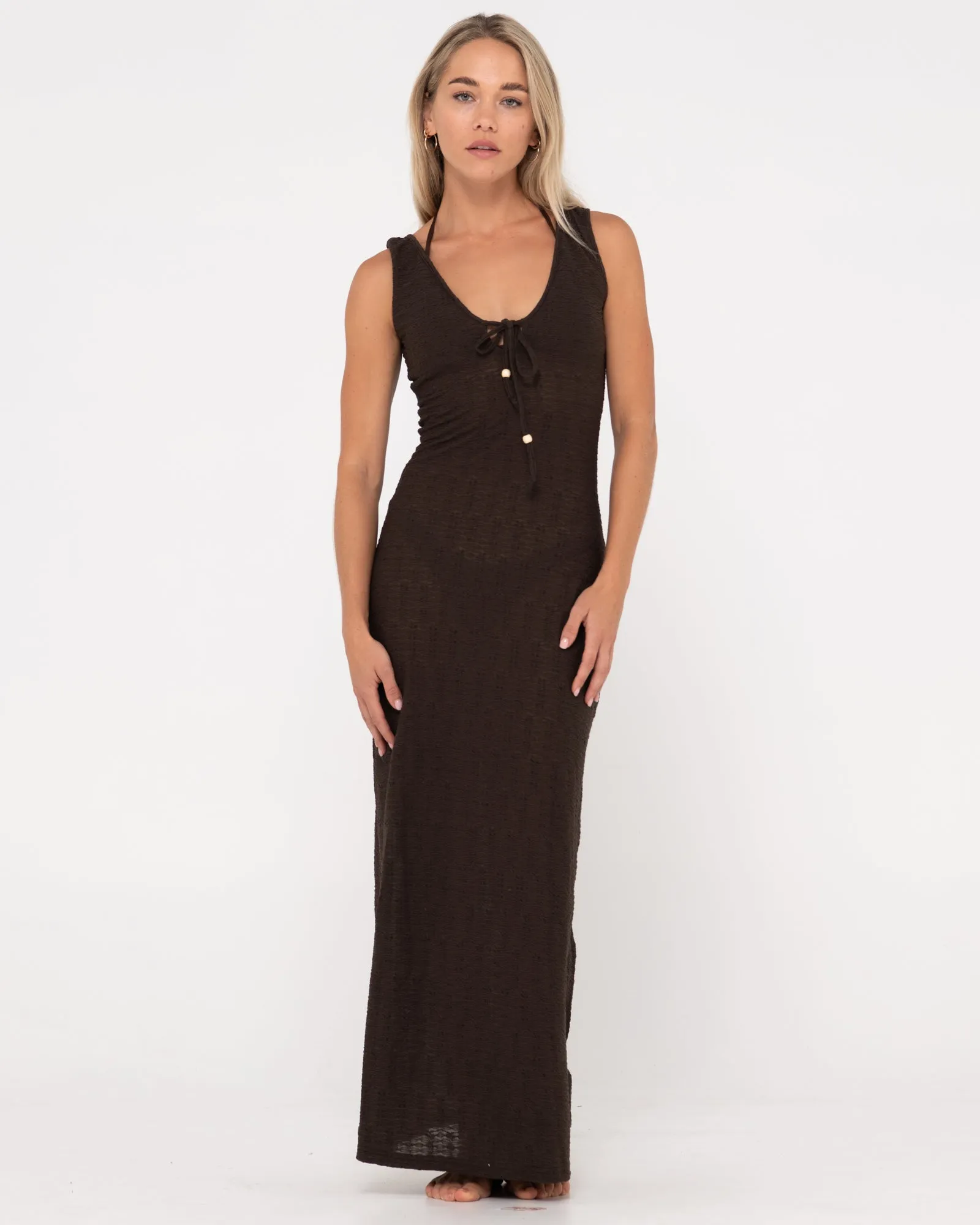 Vita Sheer Knit Maxi Dress