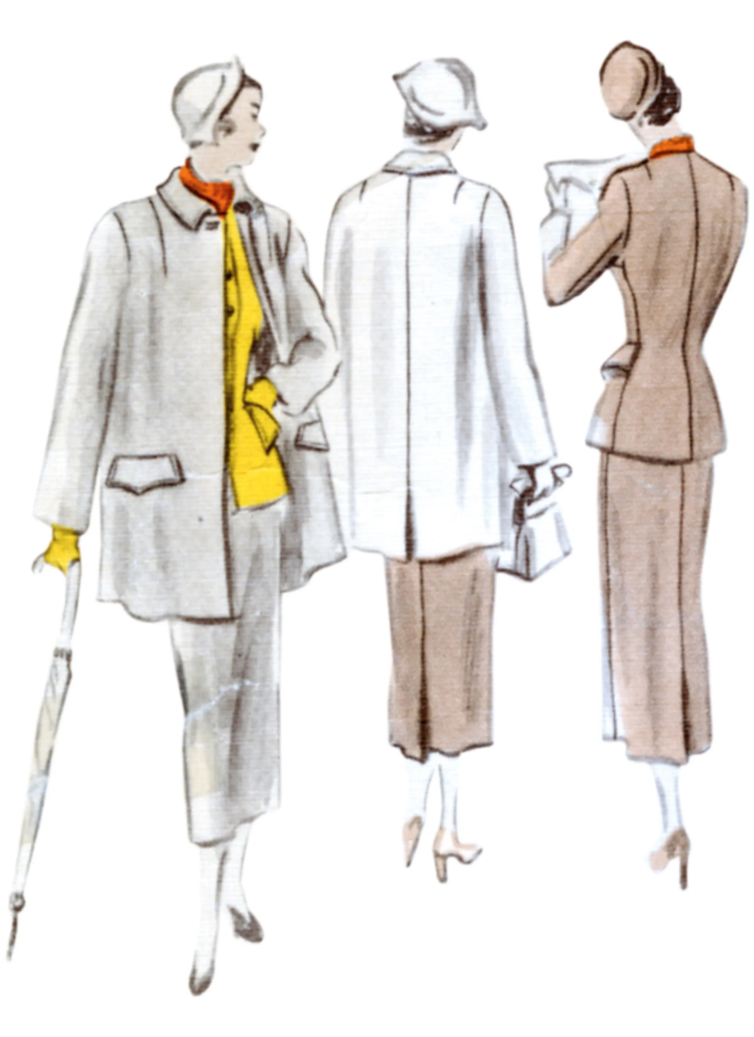 Vogue Sewing Pattern 1932 Vintage Suit and Coat