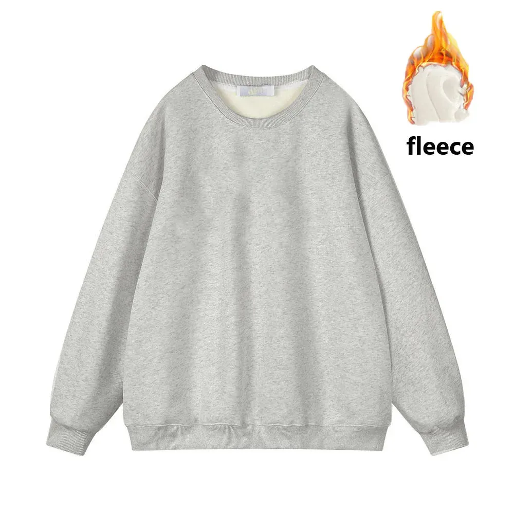 Warmth in Style: Solid Fleece Pullover